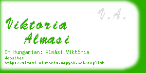 viktoria almasi business card